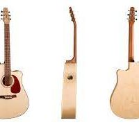 Seagull Performer CW Flame Maple HG 6 String RH Acoustic Electric Guitar 032464d