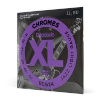 D'Addario ECG24 - Chromes Flat enroulée JAZZ LIGHT 11-50