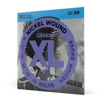 D'Addario EXL115 - cordes à enroulement nickel BLUES/JAZZ ROCK 11-49