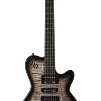 Godin 025503 xtSA Trans Black Flame 6 String RH Electric Guitar