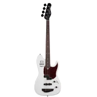 Godin 050420 RG-4 Ultra Carbon White RN 4-String RH Electric Bass -Transparant White