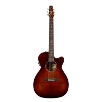 Seagull 051977 Performer CW CH Burnt Presys II Umber 6 String RH Acoustic Electric Guitar