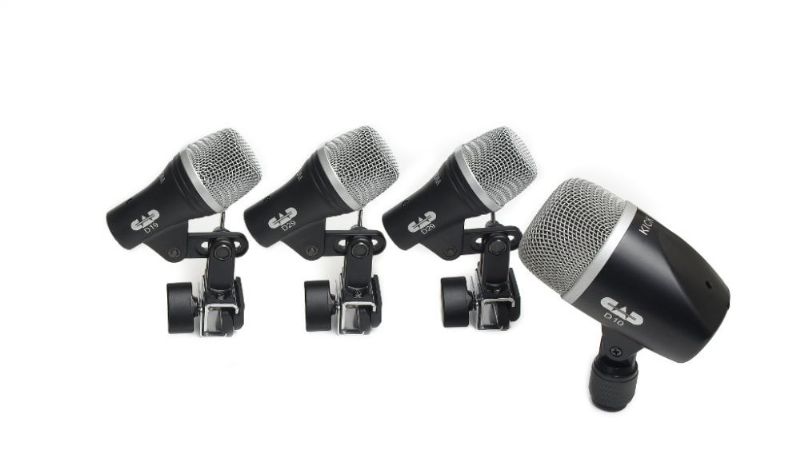 CAD Pack de Microphones pour Batterie 4 Pièces - Deux D29, un D19, un D10  ID de l'article: STAGE4 