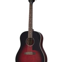 Epiphone Guitare J-45 collection Slash avec étui - Vermillion Burst