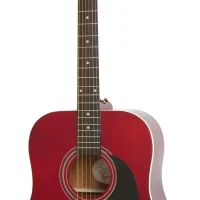 Epiphone DR-100 Special Edition en Wine Red avec pièces en or