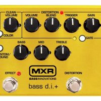 Dunlop Pédale MXR Bass Di+ Plus, Edition Speciale Jaune - M80Y
