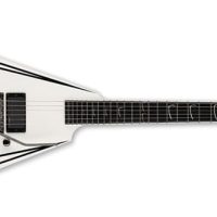 Alexi Laiho Signature Series Electric Guitar - White w/ Black Pinstripe Finish