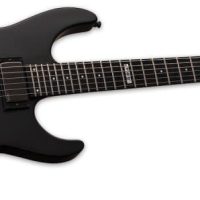 E-II Jeff Ling Electric Guitar, Black Satin