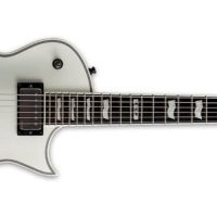 E-ii Eclipse Electric Guitar, Snow White Satin