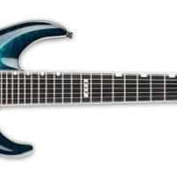 E-II HORIZON FR-7 BLACK TURQUOISE BURST