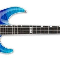 Solid Body 6-String Electric Guitar, Blue-Purple Gradation