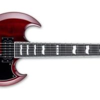 E-II VIPER Electric Guitar, See Thru Black Cherry