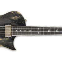 Will Adler Warbird Signature Series Electric Guitar with Distressed Black Finish