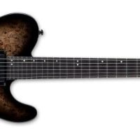 TE-1000 EverTune Electric Guitar, Charcoal Burst