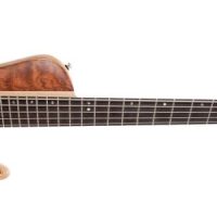 A5 Beyond Electric Bass With Case, Open Pore Bubinga Natural