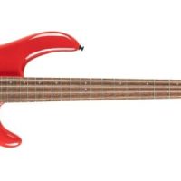 C4 Deluxe Artisan Series 4-String Electric Bass, Candy Red