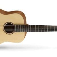 3/4 Earth Mini Acoustic Guitar With Gig Bag, Open Pore