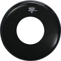 ES-1018-CH Ebony Ambassador 18-inch Bass Drum Hole with Port Hole