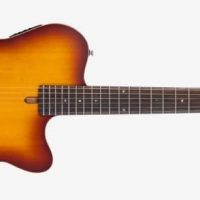 Larry Carlton G5A Solidbody Acoustic / Electric Guitar, Tobacco Sunburst Satin