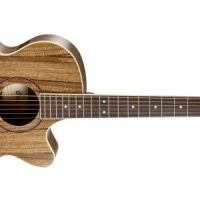 Slim Body Acoustic-Electric Guitar, Natural Dao