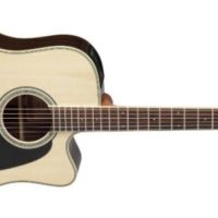 Dreadnought Cutaway Acoustic-Electric Guitar, Natural