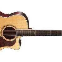 Gold Series Grand Auditorium Acoustic / Electric Guitar With Case, Natural