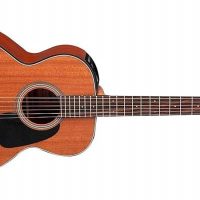 Taka-mini Mahogany 3/4 Acoustic-Electric Guitar with Gig Bag, Natural