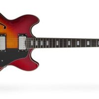 Larry Carlton H7 Electric Guitar, Cherry Sunburst