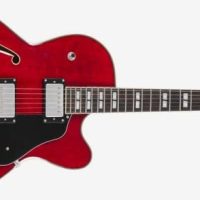 Larry Carlton Hollowbody Electric Guitar, See Through Red