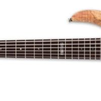 LTD Natural Satin 6 String Bass Guitar Left-Handed