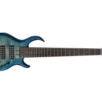 Bass Guitar - 6 string - Blue Satin