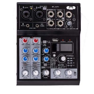 4-Channel Mixer With USB Interface And Digital Effects