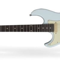 Larry Carlton S3 Left-Handed Electric Guitar, Sonic Blue