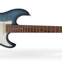 Larry Carlton S7 FM Electric Guitar, Transparent Blue