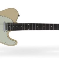 Larry Carlton T3 Electric Guitar, Vintage White