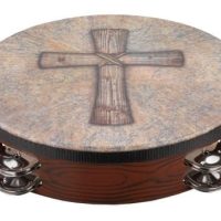Tambourine Gospel Church Tambourine - Crosswind Sand, 10"
