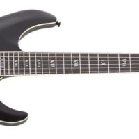 Solid Body Electric Guitar with Swamp Ash Body - Satin Black