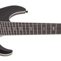 C-8 Multiscale SLS Elite Evil Twin Electric Guitar, Satin Black