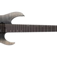 Banshee Mach-7 7-String Evertune Electric Guitar, Fallout Burst Finish
