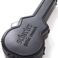 PE Molded Hardcase for SGR-12 Corsair Electric Guitar, Black with Blue Interior