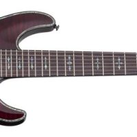 7-string Solidbody Electric Guitar with Mahogany Body, 3-pc Mahogany Neck, Black Cherry