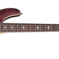 Omen Extreme 5-String Electric Bass Guitar - Black Cherry