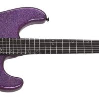 Electric Callboy Daniel Haniß Danskimo-6 Electric Guitar, Purple Sparkle