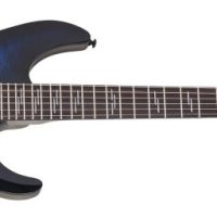 Omen Elite-6 Floyd Rose Electric Guitar, See-Thru Blue Burst