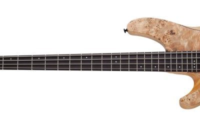Reaper-4 4-String Left-Handed Electric Bass, Natural Satin
