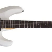 C-6 Deluxe Solid-Body Electric Guitar, Satin White