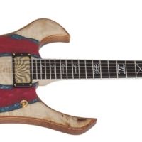Wylde Audio Goregehn Special Edition Electric Guitar, Blood River Burl