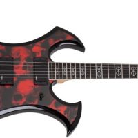 Wylde Audio Berzerker Electric Guitar, Blood Skull