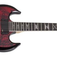 Wylde Audio Barbarian Electric Guitar, Blood Raven