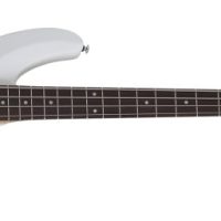 C-4 Deluxe 4-String Electric Bass, Satin White
